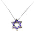 Sterling Star Of David Opening Magnetic Necklace